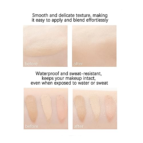 Mallofusa Creamy Concealer Foundation Palette 0.49oz