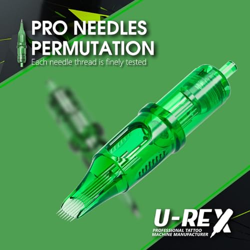 U-REX Tattoo Cartridge Needles #08 1RL Round Liner 20pc