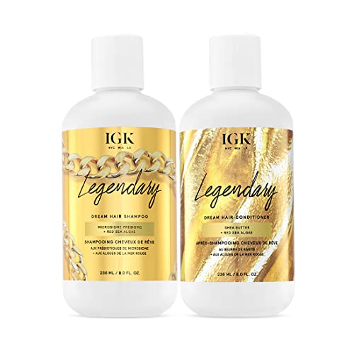 IGK LEGENDARY Dream Hair Shampoo, 8 fl. Oz LEGENDARY Dream Hair Conditioner, 8 fl. oz.