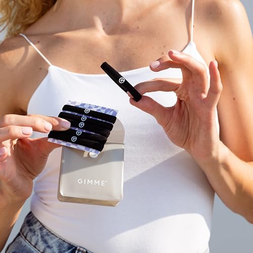 Gimme Beauty Magic Is In the Hair Gift Box - Designed for All Hair Types - Essentials for Your Hair Care Routine - Includes Everyday Hair Bands, Detangling Brush & Massage Brush