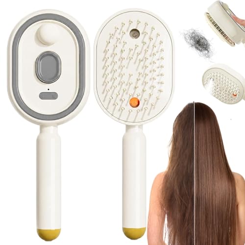 Electric Spray Massage Comb with Water Mist and Detangling