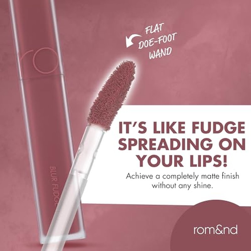 rom&nd Blur Fudge Lip Tint #02 Rosiental Matte Velvet