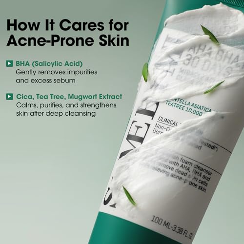 SOME BY MI AHA BHA PHA 30 Days Miracle Acne Clear Foam ? 3.38oz, 100ml ? Korean Acne Face Wash for Smooth & Clear Skin ? Salicylic Acid Cleanser for Exfoliation & Sebum Control ? Korean Skin Care