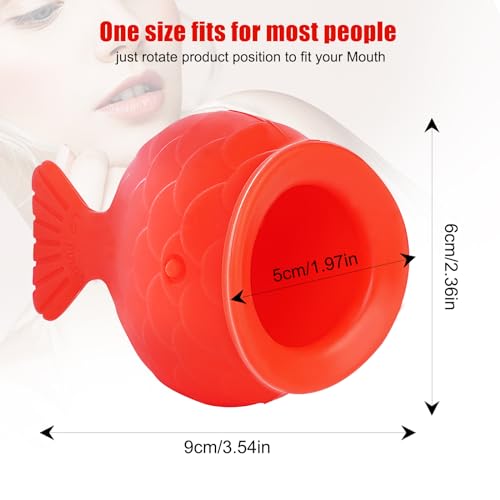 Fish-Shaped Lip Plumper | Silicone Lip Enhancer for Fuller Lips