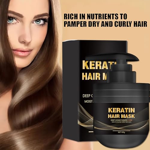 Grospe Keratin Deep Repair Hair Mask with Rosemary Oil - 100g