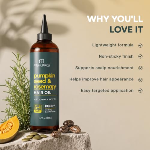Pumpkin Rosemary Hair Growth Oil - 6.7 fl oz