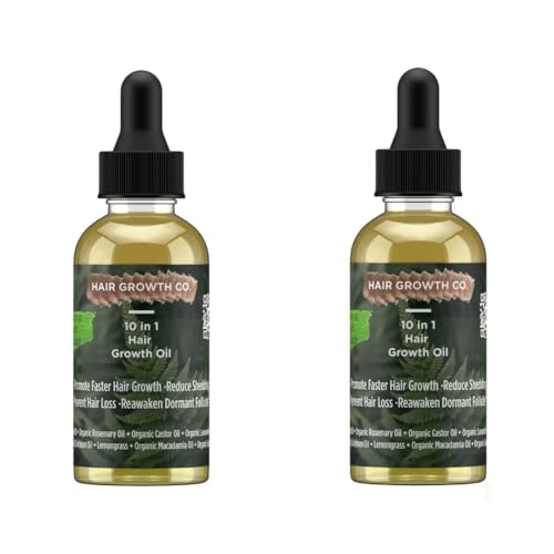 Hair Growth Oil with African Chebe Powder - 2 Oz