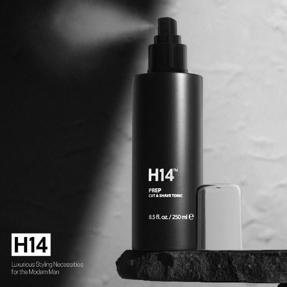 H14 Prep Cut & Shave Tonic for Men – 8.5 fl oz