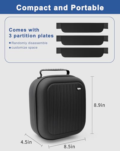 Krypthos Hard Travel Case for Hair Clippers & Barber Tools