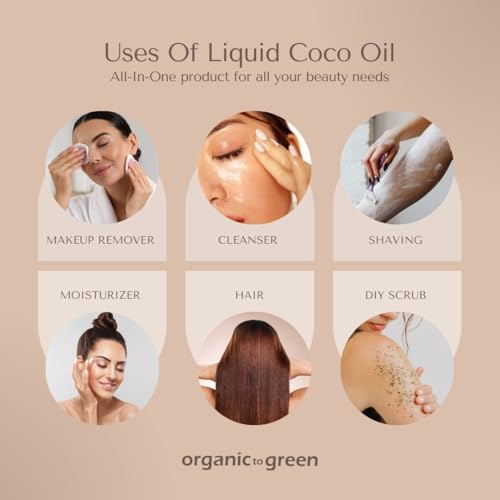 Organic to Green ROSE COCO OIL & VITAMIN C?Face Serum Oil & Skincare Moisturizer with Vitamin E, Rosehip & Edelweiss ? Fast-Absorbing, Restore Natural Glow, Non-Greasy, Clean Beauty, Vegan, 1.8 oz