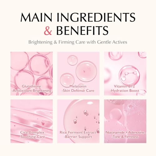 Cica Toning Pink Serum with Vitamin B12 & Niacinamide-Brightening Hydrating Serum for Sensitive Skin, Dermatologically Tested, Fragrance-Free, Korean Skincare, 30 ml / 1.01 fl.oz