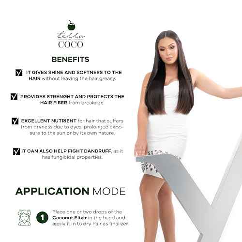 YBERA PARIS TERRACOCO COCONUT ELIXIR | Vegan | Moisturizes and Nourishes | Ideal for Extremely Dry and Worn Hair Damaged by Sun or Chemicals