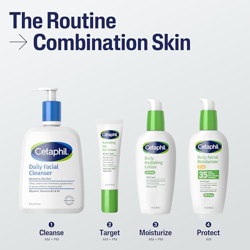 Cetaphil Daily Hydrating Face Lotion with Hyaluronic Acid, 3oz