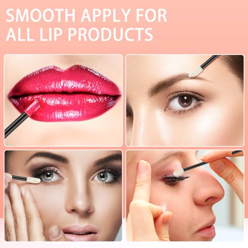 240 Pieces Disposable Lip Wands Brushes - Soft Lint-Free Applicators
