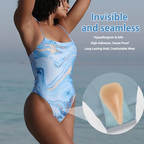 JULZYTH Camel Toe Concealer Pads - Reusable Silicone Adhesive (3-Pack)