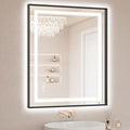30"x36" LED Bathroom Mirror with Anti-Fog, Dimmable & Backlit