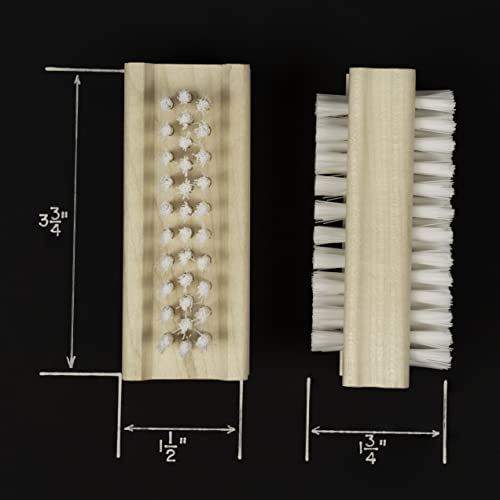 Konex Premium Nail and Skin Care Set (Dry Massage Brush Set and Two-Sided Hand and Nail Brush)
