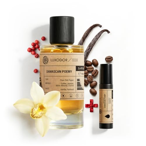 Damascus Poemy Women's Perfume 3.4oz + 10ml Roll-On