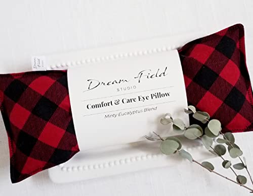 Mint Eucalyptus Eye Pillow with Flaxseed Fill