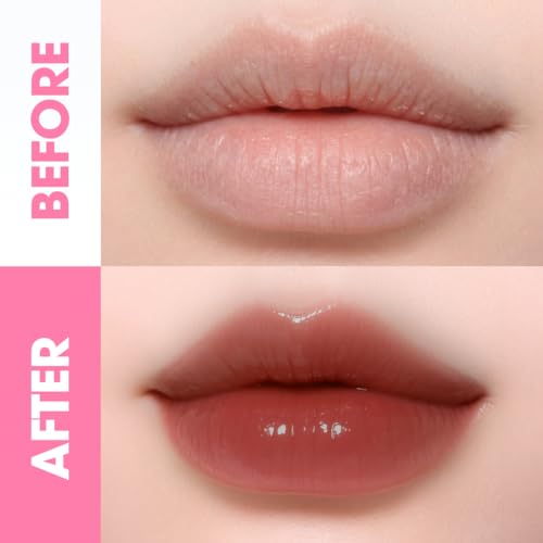 INTWONI Glassy Glow Lip Stain Tint 02 Berry Long Lasting Lip Velvet