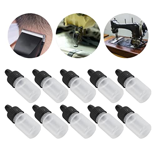 Pssopp Hair Clipper Oil - 10pcs Shaver Maintenance Lubricant - Reduce Friction - Prevent Trimmer Blades Dulling - Sewing Machine Repair Oil