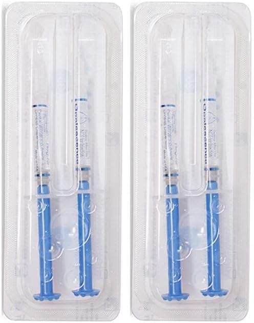 Opalescence 20% Teeth Whitening Refill Kit (2 Packs / 4 Syringes) Carbamide Peroxide. Made by Ultradent, Unflavored. Tooth Whitening Refill Syringes - B-5402-2