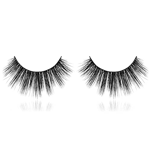 SHANY Classic Faux Mink Eyelashes - Durable Single Pair 3D Reusable Fluffy and Soft Strip Lash with Medium Volume - EXTRA EXTRA