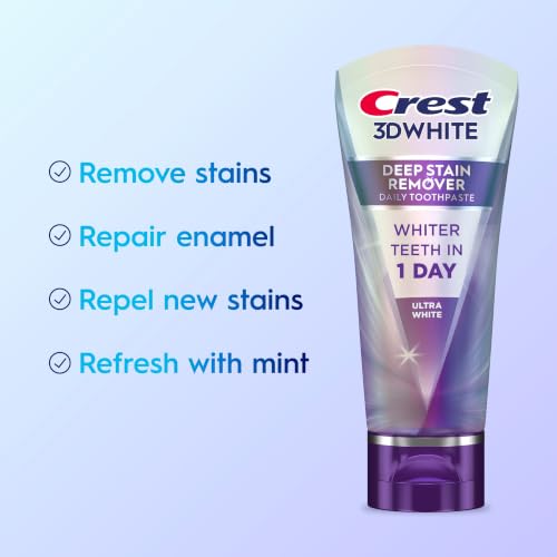 Crest 3D White Brilliance Deep Stain Remover Whitening Toothpaste - 2.1 oz
