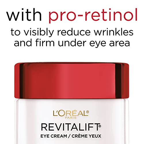 L'Oreal Revitalift Pro-Retinol Eye Cream | Anti-Wrinkle & Dark Circles