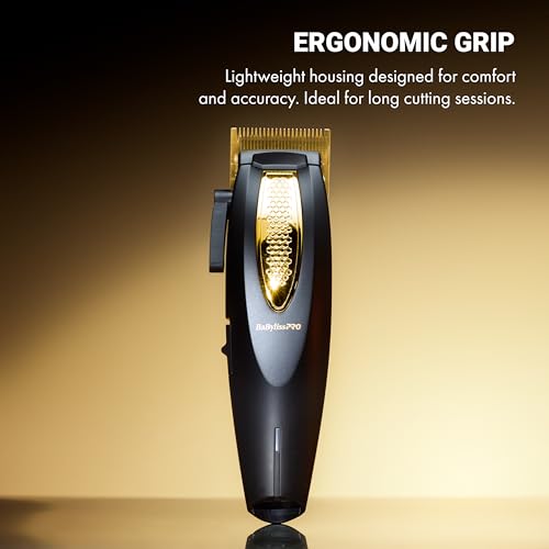 BaBylissPRO Lithium FX+ Ergonomic Hair Clippers for Men
