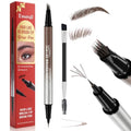 Essorall Brown 2-in-1 Microblading Eyebrow Pencil for Natural Fuller Brows