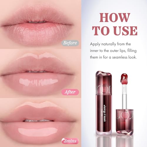 rom&nd JUICY FLASH Lip Oil 08 Raspberry Syrup - Nourishing & Hydrating Gloss
