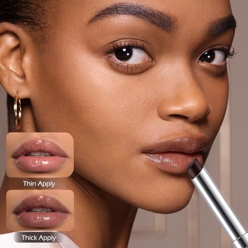 Sheer Tinted Lip Balm - Hydrating Glossy Lip Stain for All Skin Tones