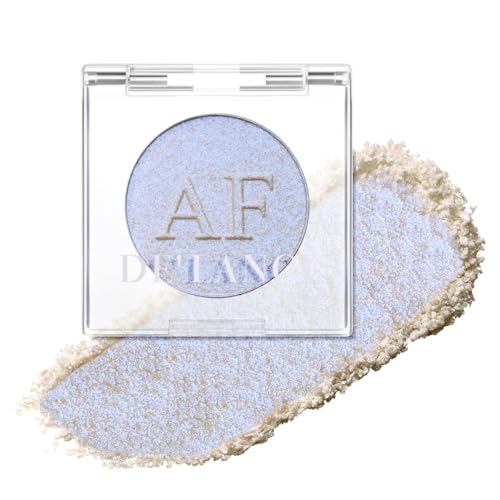 Blue-Purple Shimmer Highlighter Palette | Long-Lasting Glow