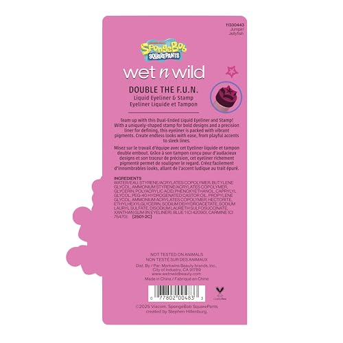 wet n wild SpongeBob Dual-End Liquid Eyeliner & Stamp