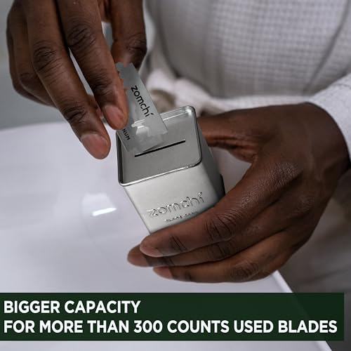 Razor Blade Bank with 100 Counts Safety Razor Blades