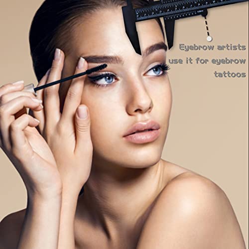 Eyebrow Measuring Ruler 6 Inch, Brow Mapping Tool for Tattoo Artists