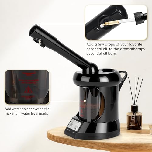 Professional Facial Steamer with Nano Ionic Mist & Extendable Arm