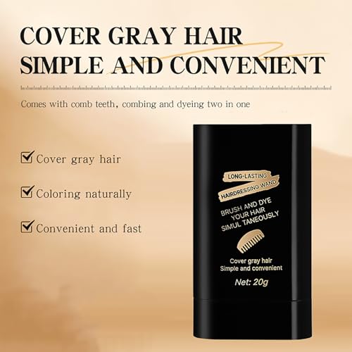 Hair Color Comb Stick - 3 Pack Gray Hair Coverage, Waterproof