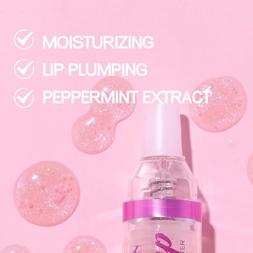 Erinde Lip Plumper Gloss - Fuller Lips, Spicy Hydrating Booster