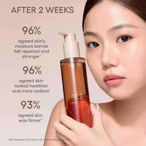 LANEIGE Perfect Renew Nourishing Oil-to-Foam Cleanser: 2-in-1 Anti-Aging Face Wash for a Radiant Glow to Remove Makeup, Sunscreen, & Impurities