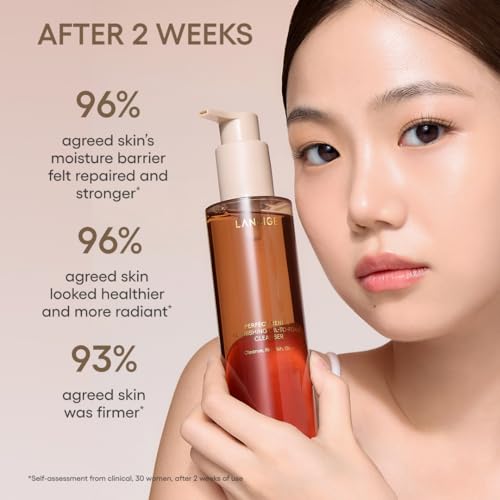 LANEIGE Perfect Renew Oil-to-Foam Cleanser - Anti-Aging Face Wash