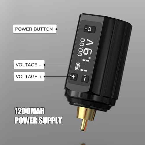 Wormhole Tattoo Gun Kit Tattoo Kit Complete Wireless Tattoo Machine Kit With 1200 mAh Tattoo Battery for Tattoo Beginners WTK389