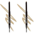 wet n wild Ultimate Eyebrow Retractable Definer Pencil, Taupe, Dual-Sided Brow Brush, Fine Tip, Shapes, Defines, Fills Brow Makeup (Pack of 2)