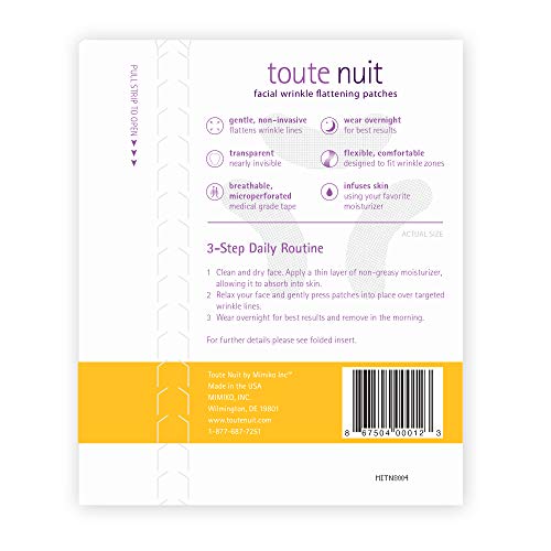 Toute Nuit Curve Face Tape - Frown, Eyes & Mouth 48ct