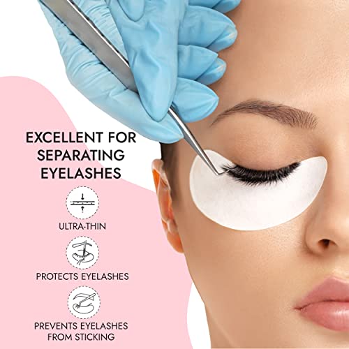 Biogel Eye Pads For Eyelash Extension, Under Eye Pads Eyelash Extension Supplies - 15 Sheets (30 Pairs)