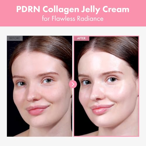 TOSOWOONG PDRN Collagen Jelly Cream for Firming & Even Skin Tone, Korean Glow