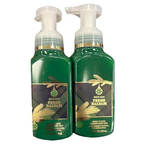 Bath & Body Works Foaming Hand Soap, Set of 2, 8.75oz Each (Fresh Balsam)