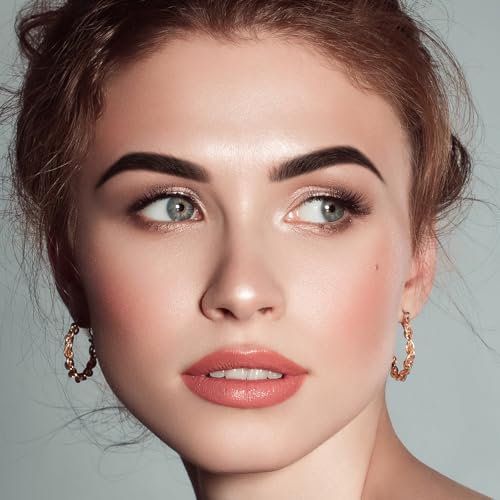 Boobeen Eyebrow Powder Kit, 2-color Waterproof Eyebrow Palette Makeup to Definer & Filler Brows, Eyebrow Color Powder Shape Natural Looking Brow - with Mirror Brush
