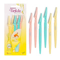 Tinkle Dermaplaning Facial Razors 6-Pack - Eyebrow & Peach Fuzz Trimmer